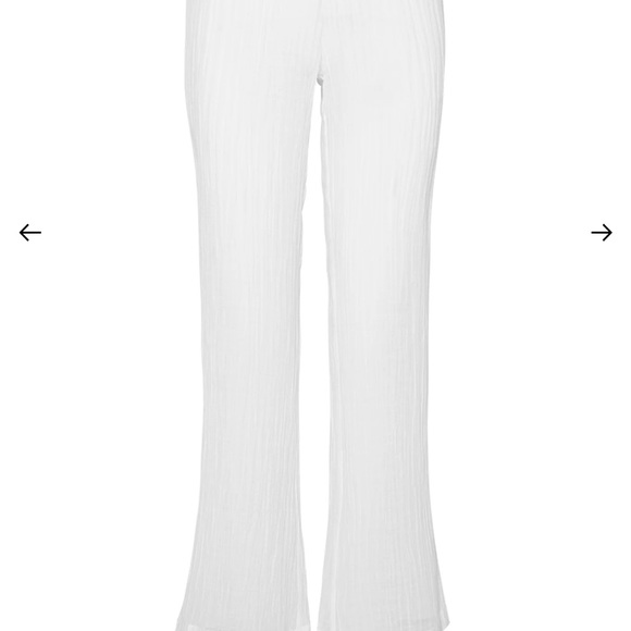 SAN ANDRES PANT WHITE CRINKLE MONDAY SWIM 🤍 - Picture 2 of 5